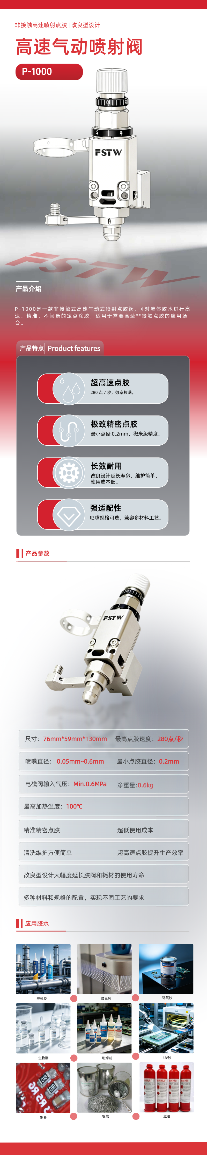 ⾼速⽓动喷射阀P-1000(图1)